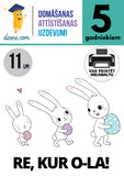 5-gadniekiem, "Re, kur ola!", 11 lpp.