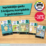 5 krājumu komplekts 5-gadniekiem