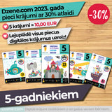 5 krājumu komplekts 5-gadniekiem ar 30% atlaidi