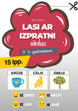 5-gadniekiem, Lasi ar izpratni: vārdi, 15 lpp.