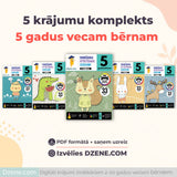5 krājumu komplekts 5-gadniekiem