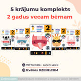 5 krājumu komplekts 2-gadniekiem ar 30% atlaidi