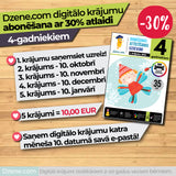 5 krājumu abonements 4-gadniekiem ar 30% atlaidi