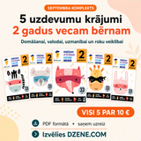 5 krājumu komplekts 2-gadniekiem